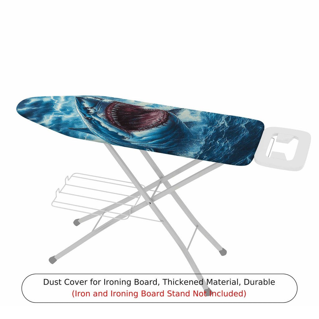 1-Piece Shark Ocean Storm  Ironing Board Cover, Universal Size, Without Board