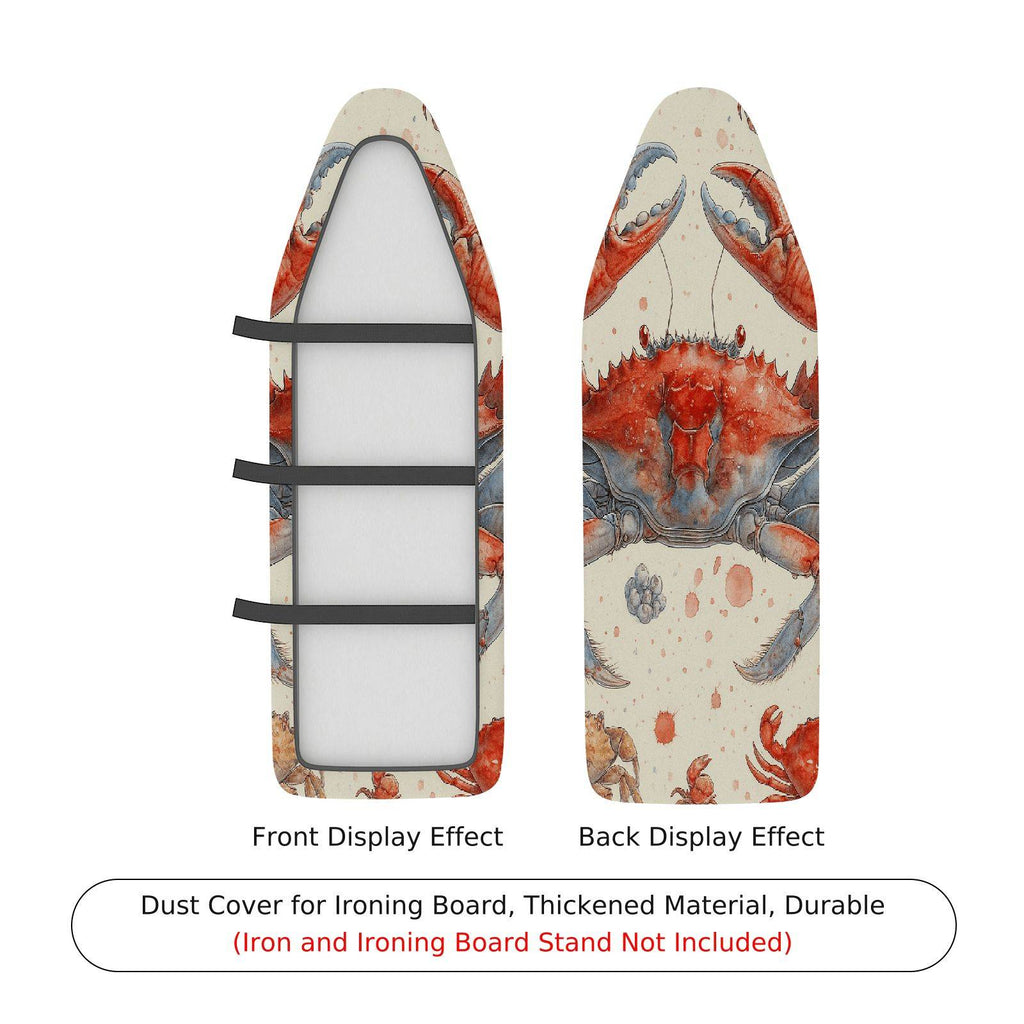 1-Piece Crab Sea Ocean  Ironing Board Cover, Universal Size, Without Board