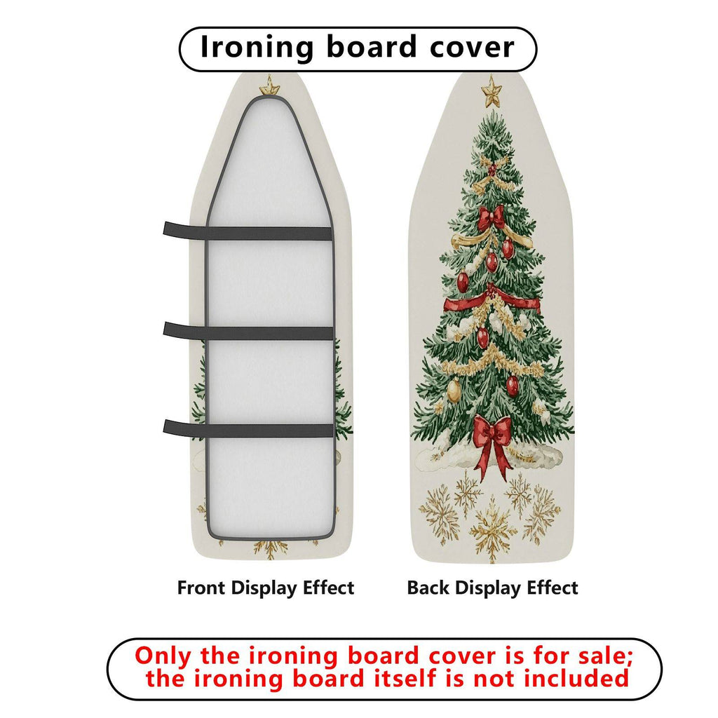 1-Piece Christmas Tree Holiday Decoration Winter Theme  Ironing Board Cover, Universal Size, Without Board