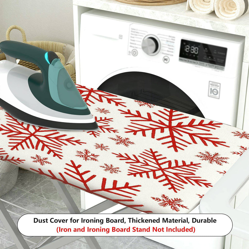 1-Piece Snowflake Christmas Festive  Ironing Board Cover, Universal Size, Without Board