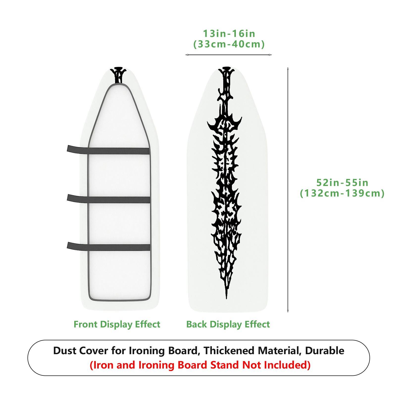 1-Piece Abstract Floral Tribal  Ironing Board Cover, Universal Size, Without Board