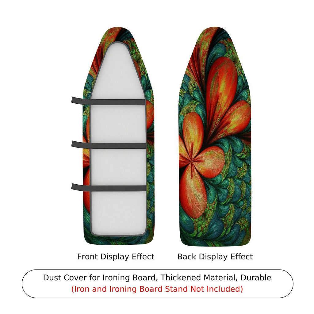 1-Piece Colorful Floral Pattern Abstract  Ironing Board Cover, Universal Size, Without Board