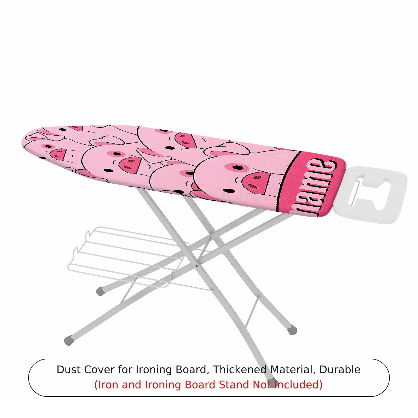 1-Piece Pink Pig Cute  Ironing Board Cover, Universal Size, Without Board
