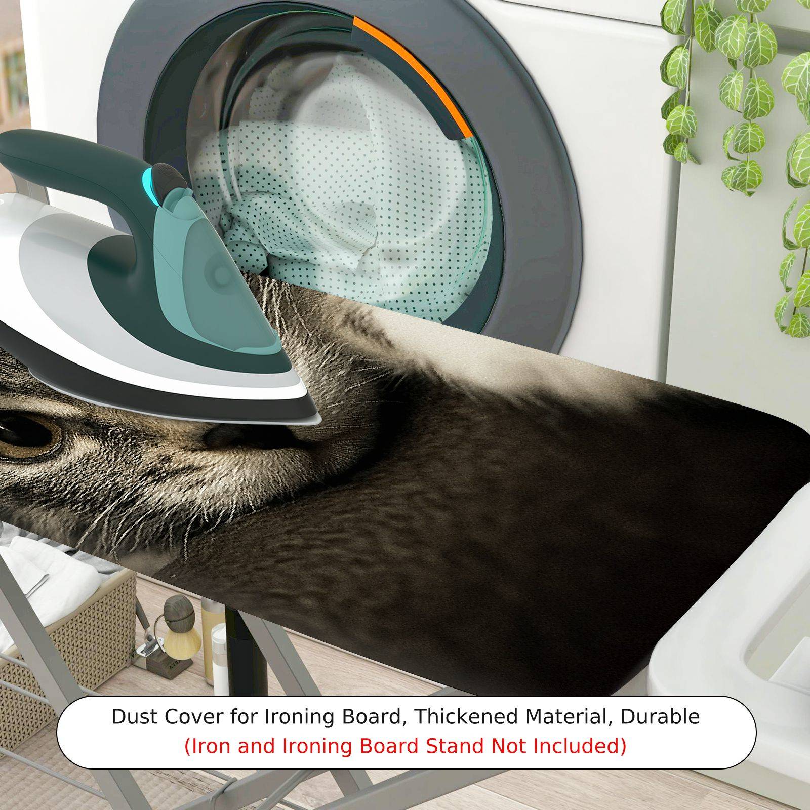 1-Piece Cat Animal Pattern Pet  Ironing Board Cover, Universal Size, Without Board