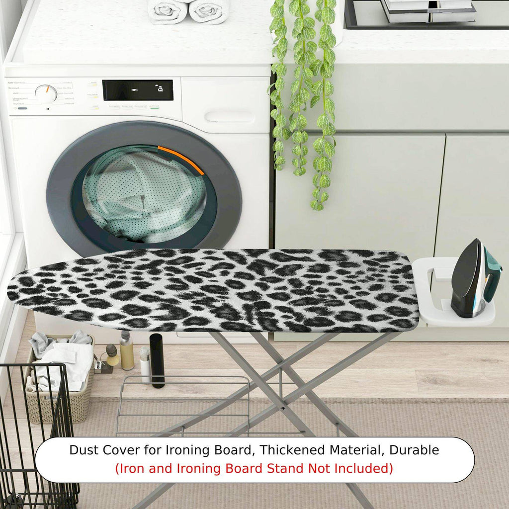 1-Piece Leopard Print Animal Pattern Stylish  Ironing Board Cover, Universal Size, Without Board