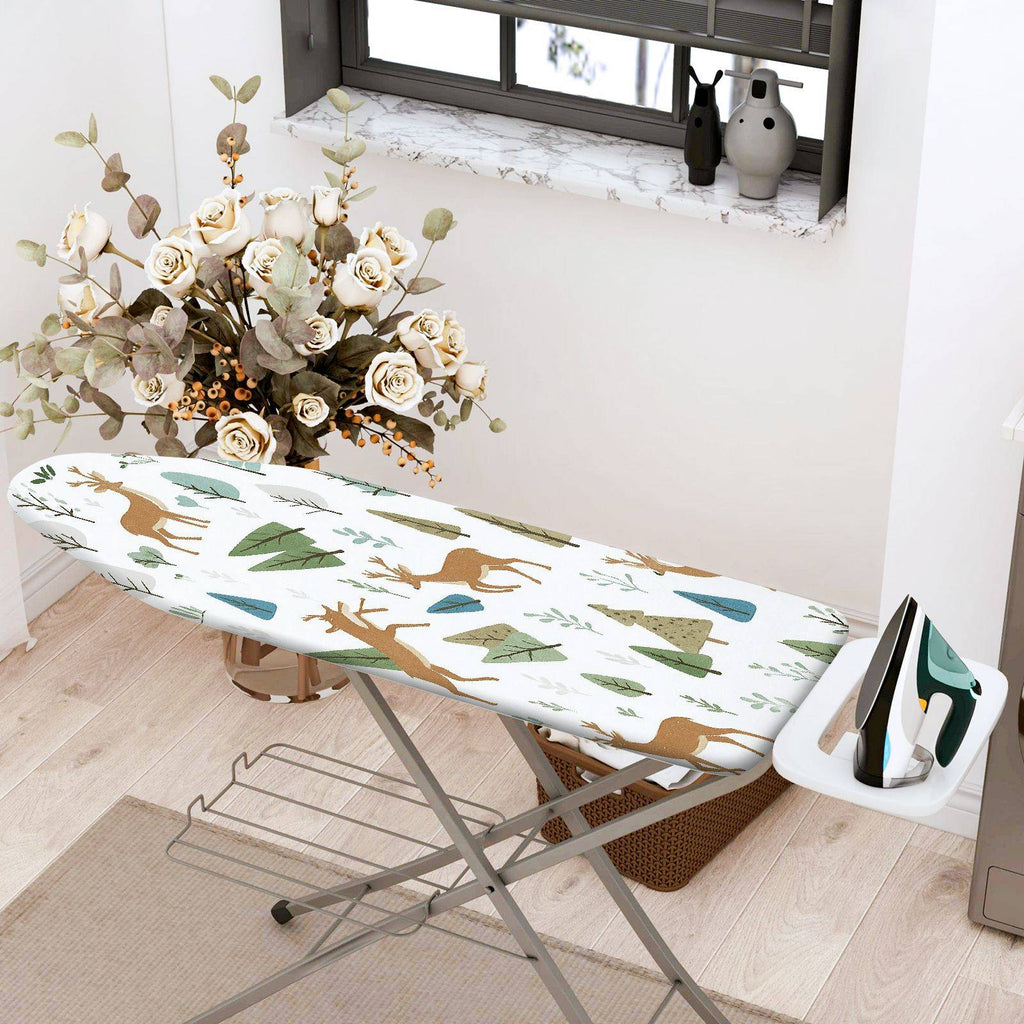 1-Piece Forest Animal Nature  Ironing Board Cover, Universal Size, Without Board