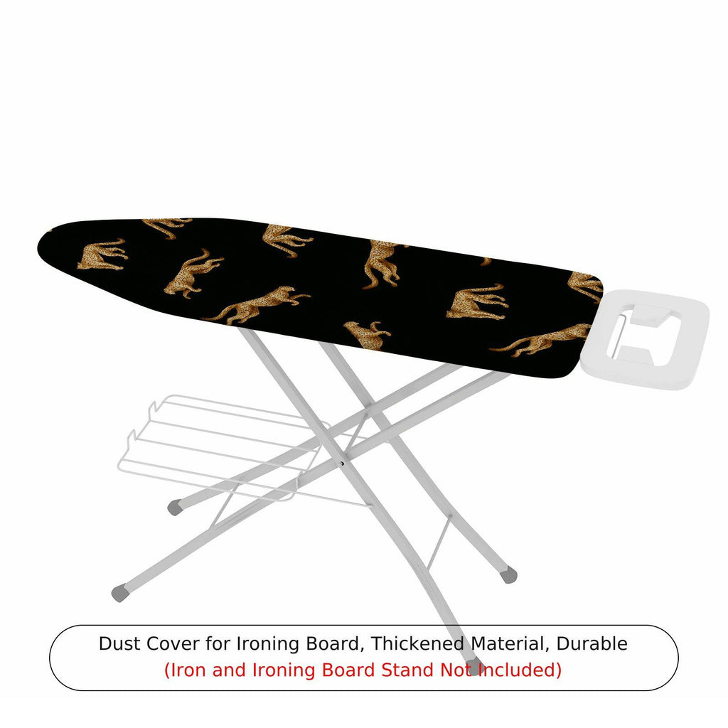 1-Piece Animal Leopard Gold  Ironing Board Cover, Universal Size, Without Board