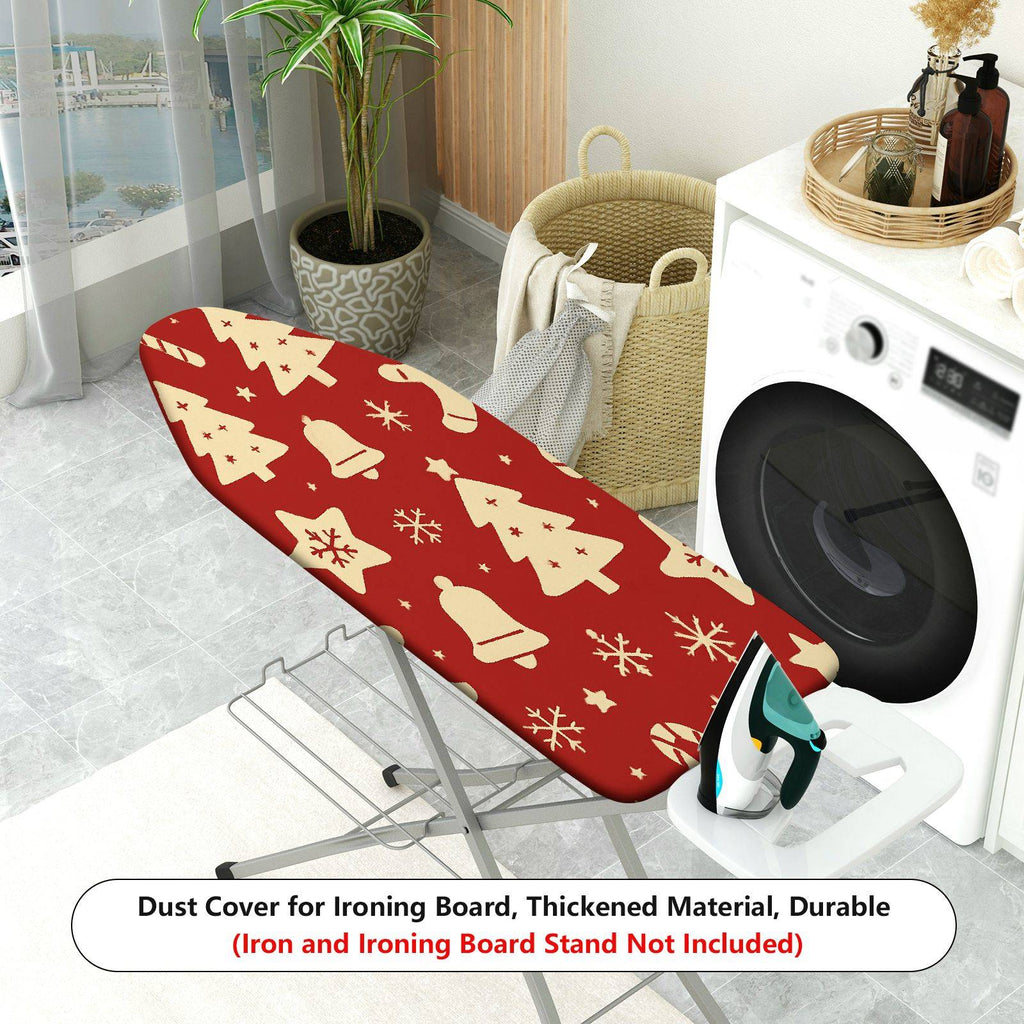 1-Piece Christmas Tree Bell Snowflake  Ironing Board Cover, Universal Size, Without Board