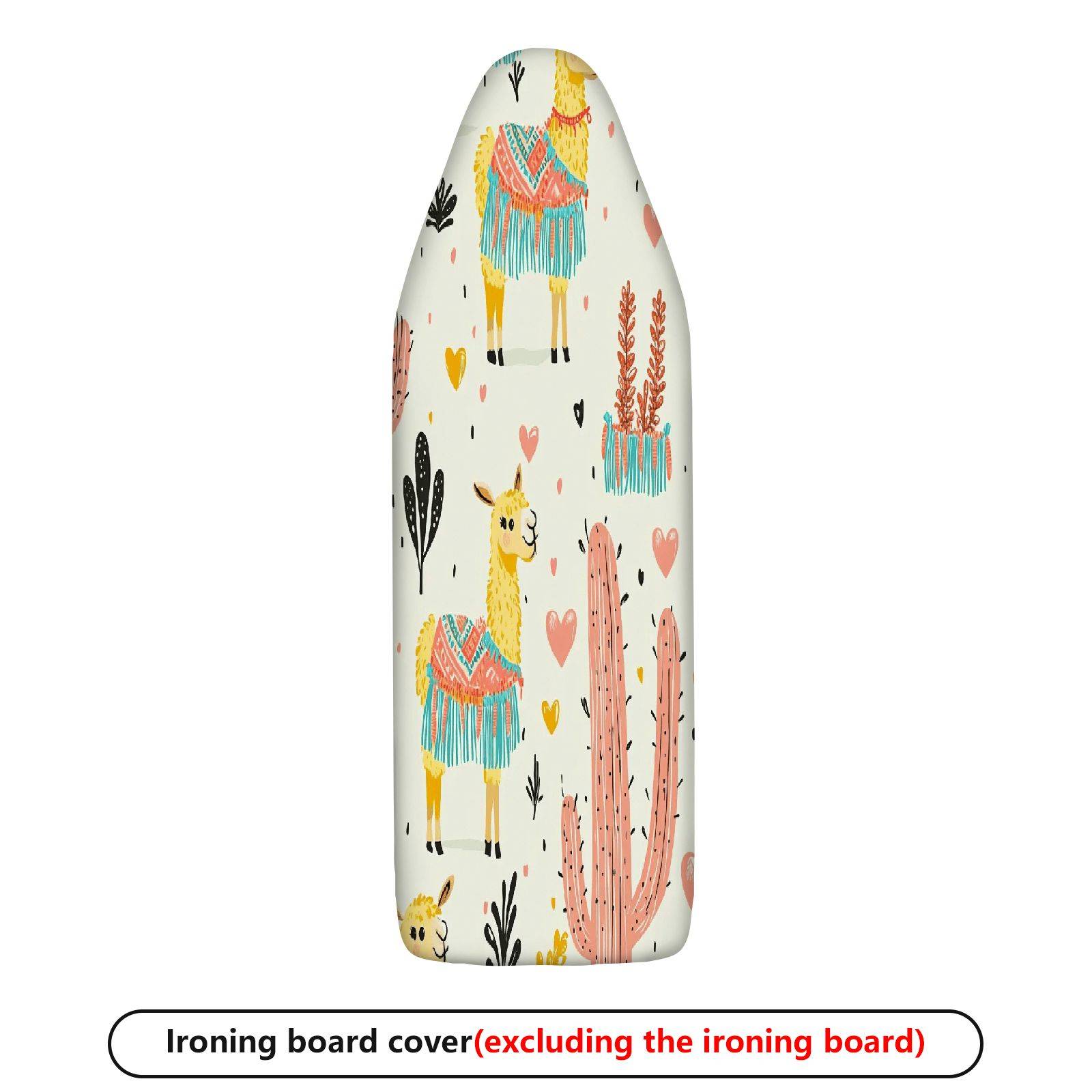 1-Piece Animal Cactus Heart  Ironing Board Cover, Universal Size, Without Board
