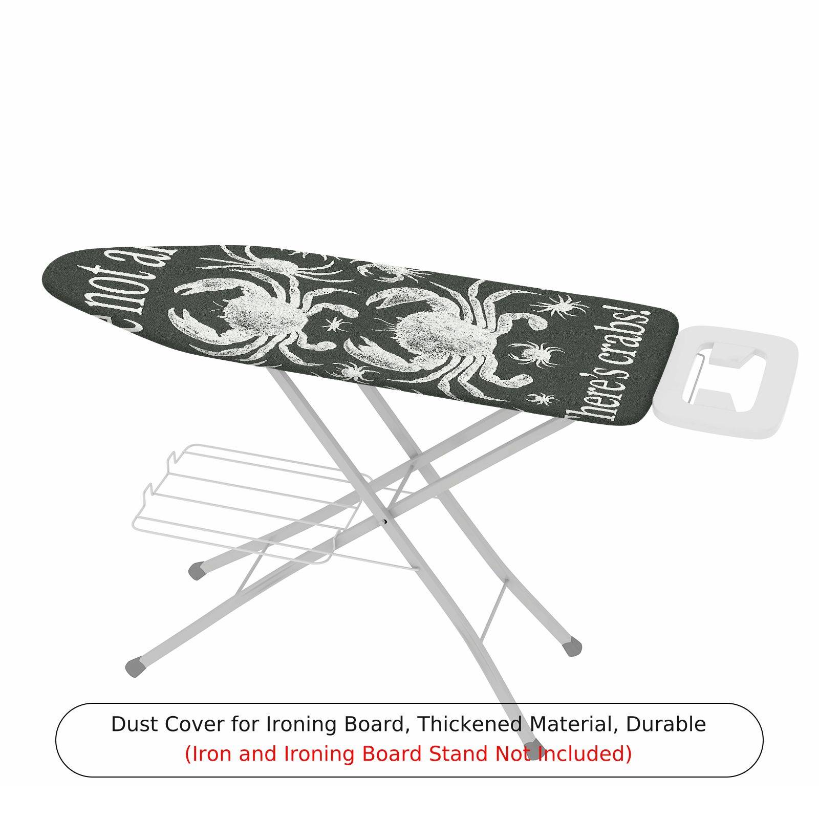 1-Piece Crab Sea Animal Nautical  Ironing Board Cover, Universal Size, Without Board