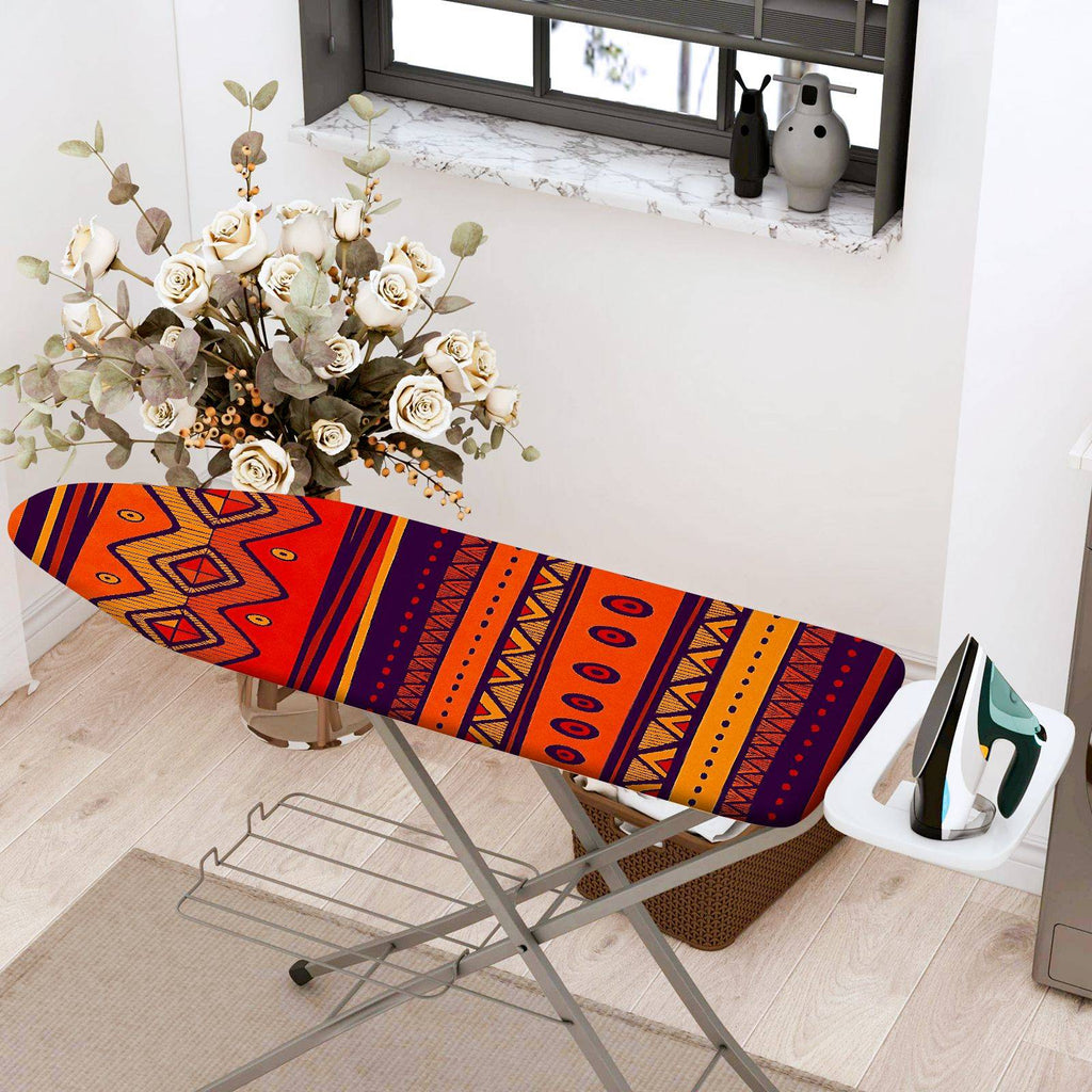 1-Piece Tribal Geometric Abstract  Ironing Board Cover, Universal Size, Without Board