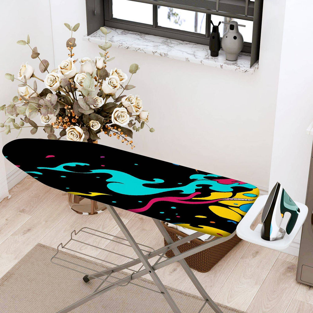 1-Piece Abstract Colorful Artistic  Ironing Board Cover, Universal Size, Without Board