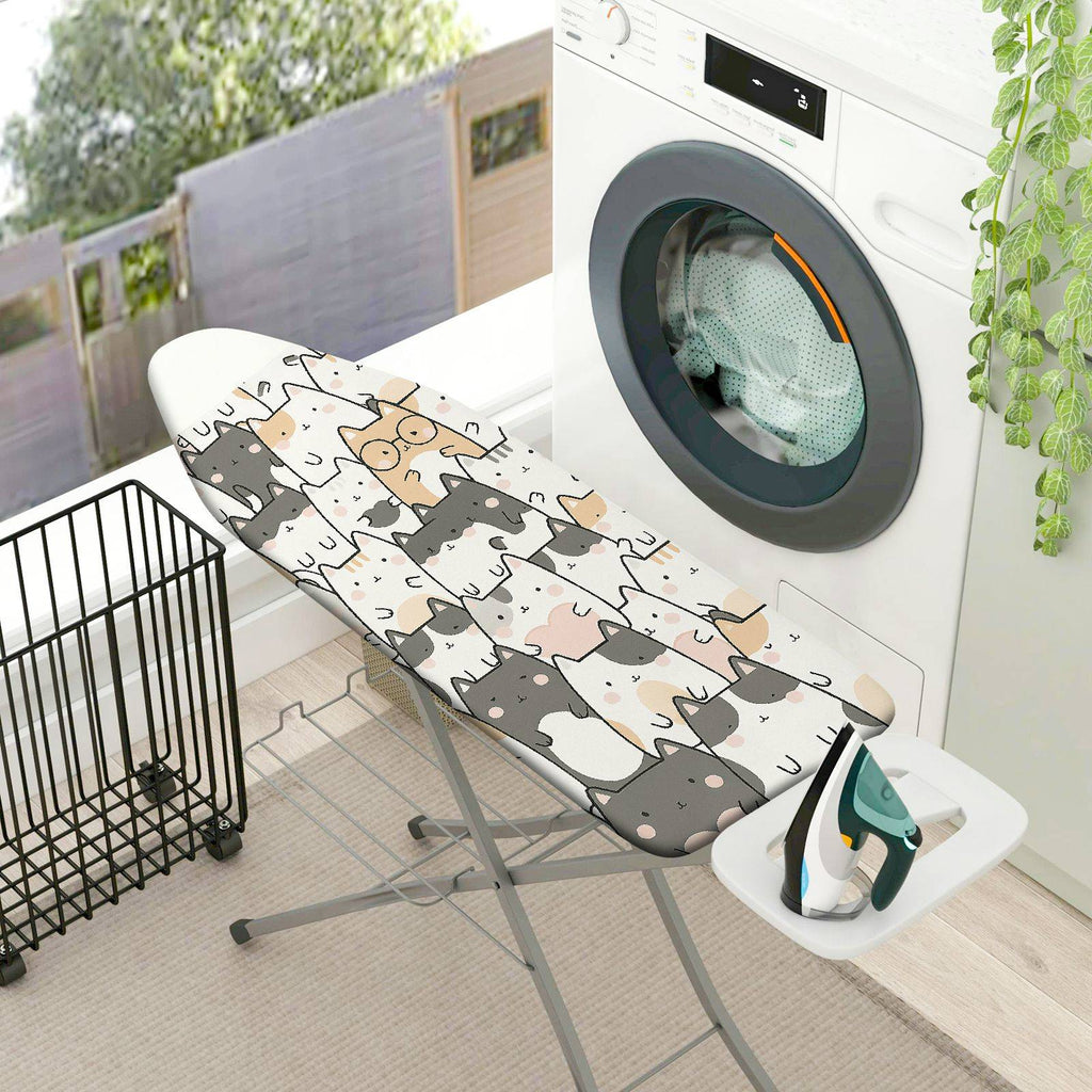 1-Piece Cute Cat  Animal  Ironing Board Cover, Universal Size, Without Board