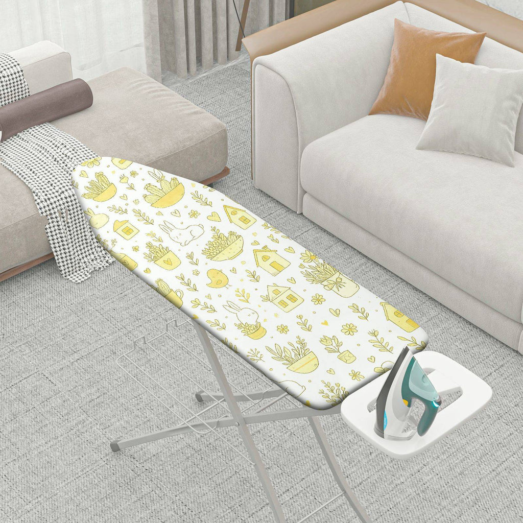 1-Piece Cute Animal Floral Nature  Ironing Board Cover, Universal Size, Without Board