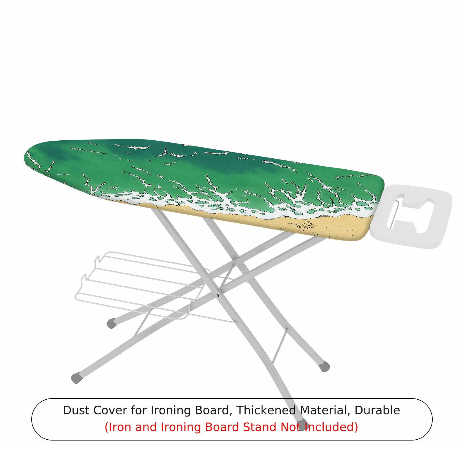 1-Piece Ocean Beach Waves  Ironing Board Cover, Universal Size, Without Board