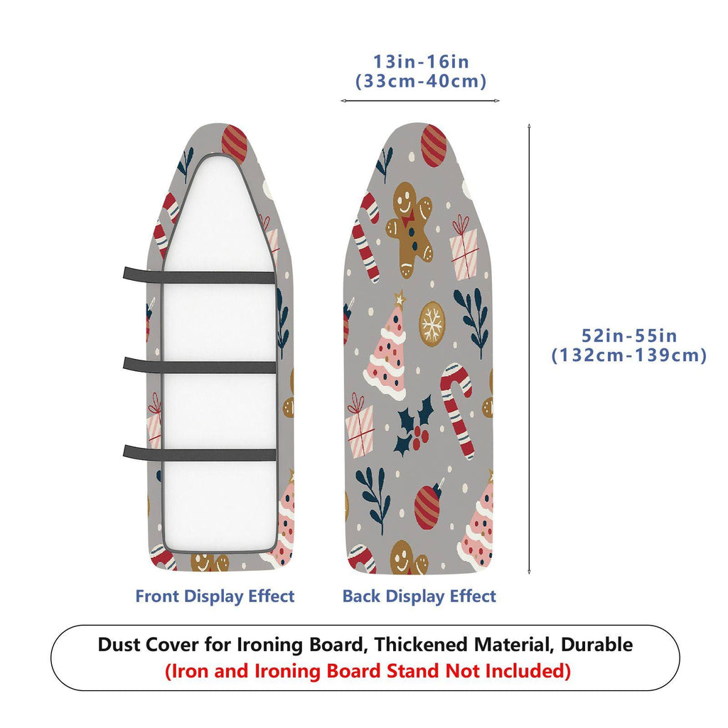 1-Piece Christmas Candy Tree  Ironing Board Cover, Universal Size, Without Board