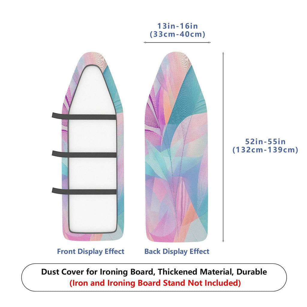 1-Piece Abstract Colorful Geometric Pattern  Ironing Board Cover, Universal Size, Without Board