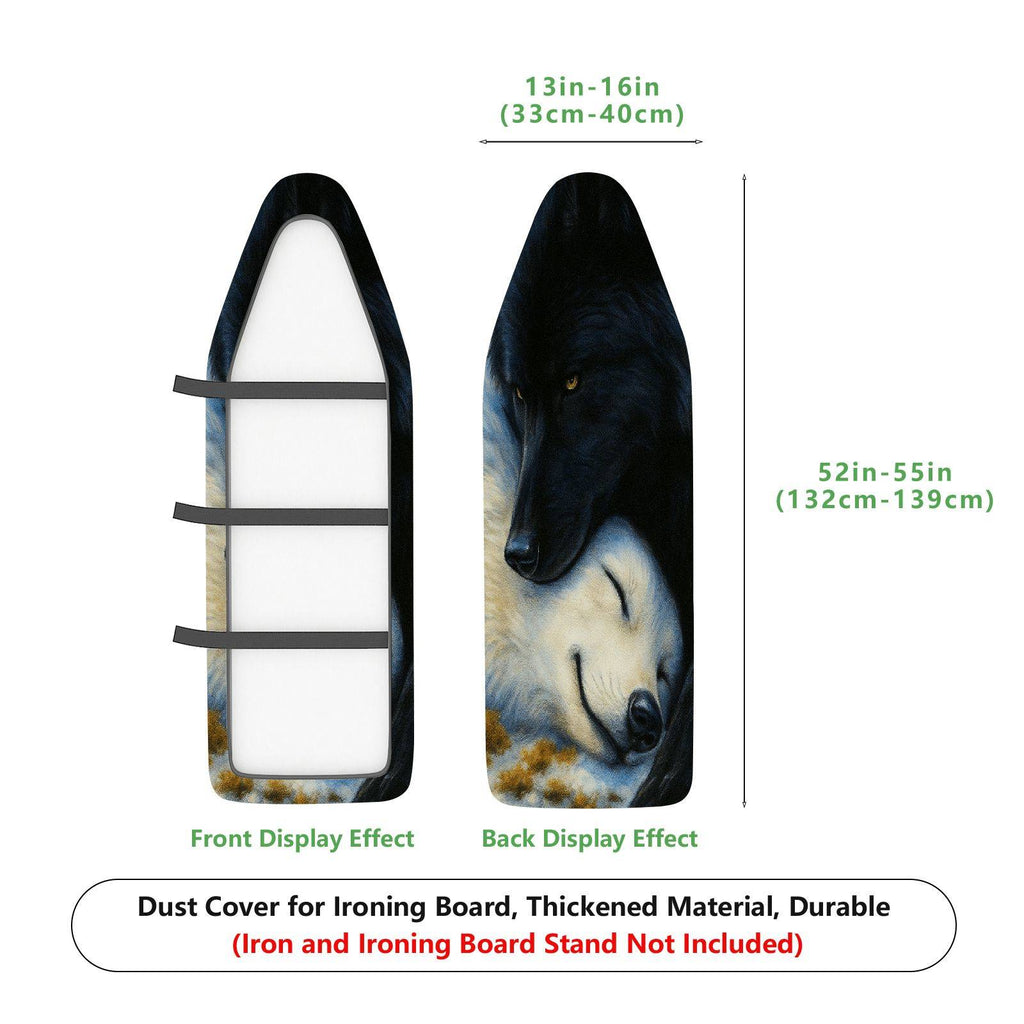1-Piece Dog Wolf Animal  Ironing Board Cover, Universal Size, Without Board