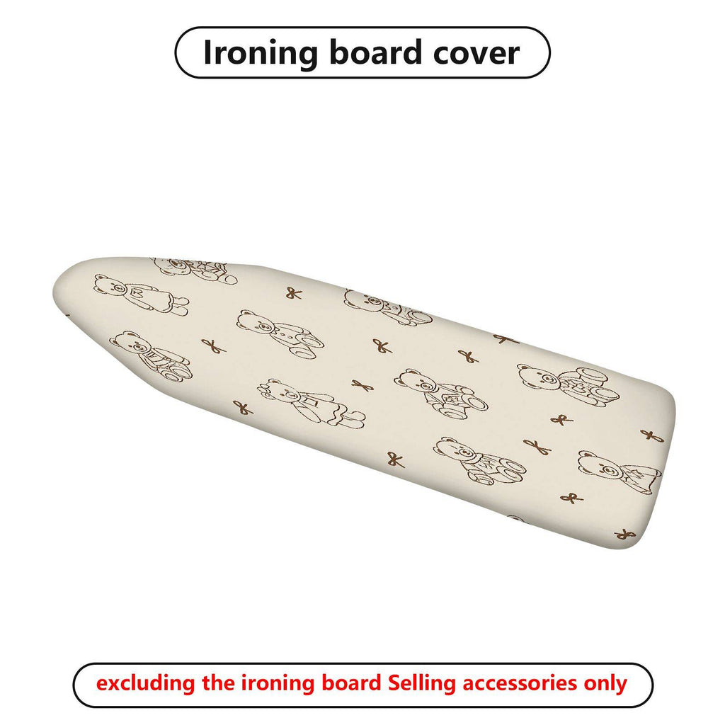 1-Piece Cute  Animal Print Beige  Ironing Board Cover, Universal Size, Without Board