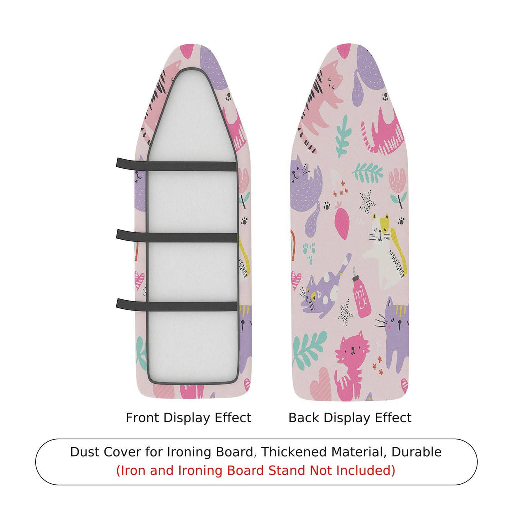 1-Piece Animal Pink  Ironing Board Cover, Universal Size, Without Board