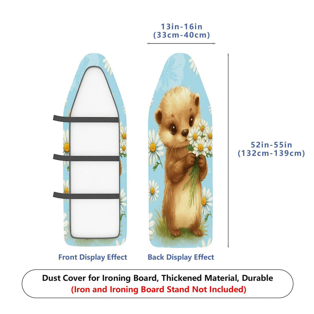 1-Piece Cute Flower Animal  Ironing Board Cover, Universal Size, Without Board