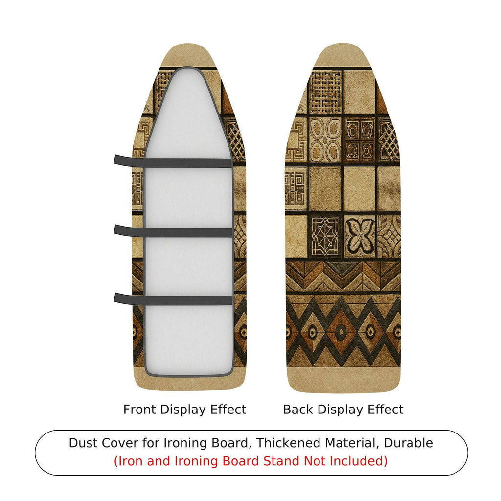 1-Piece Geometric Retro Ethnic  Ironing Board Cover, Universal Size, Without Board