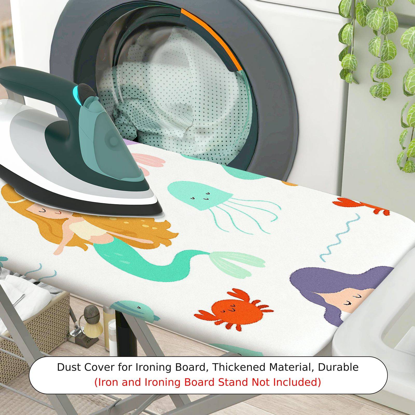 1-Piece Ocean  Ironing Board Cover, Universal Size, Without Board