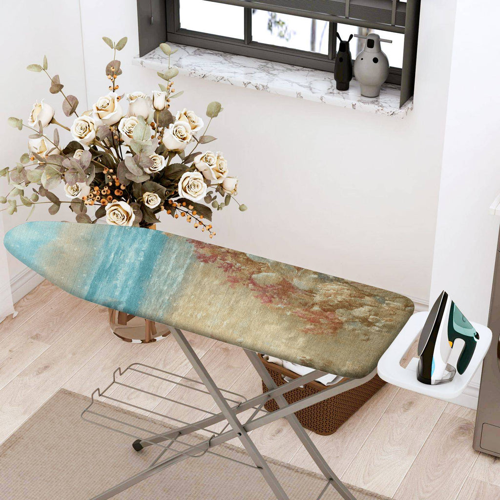 1-Piece Ocean Beach Landscape  Ironing Board Cover, Universal Size, Without Board
