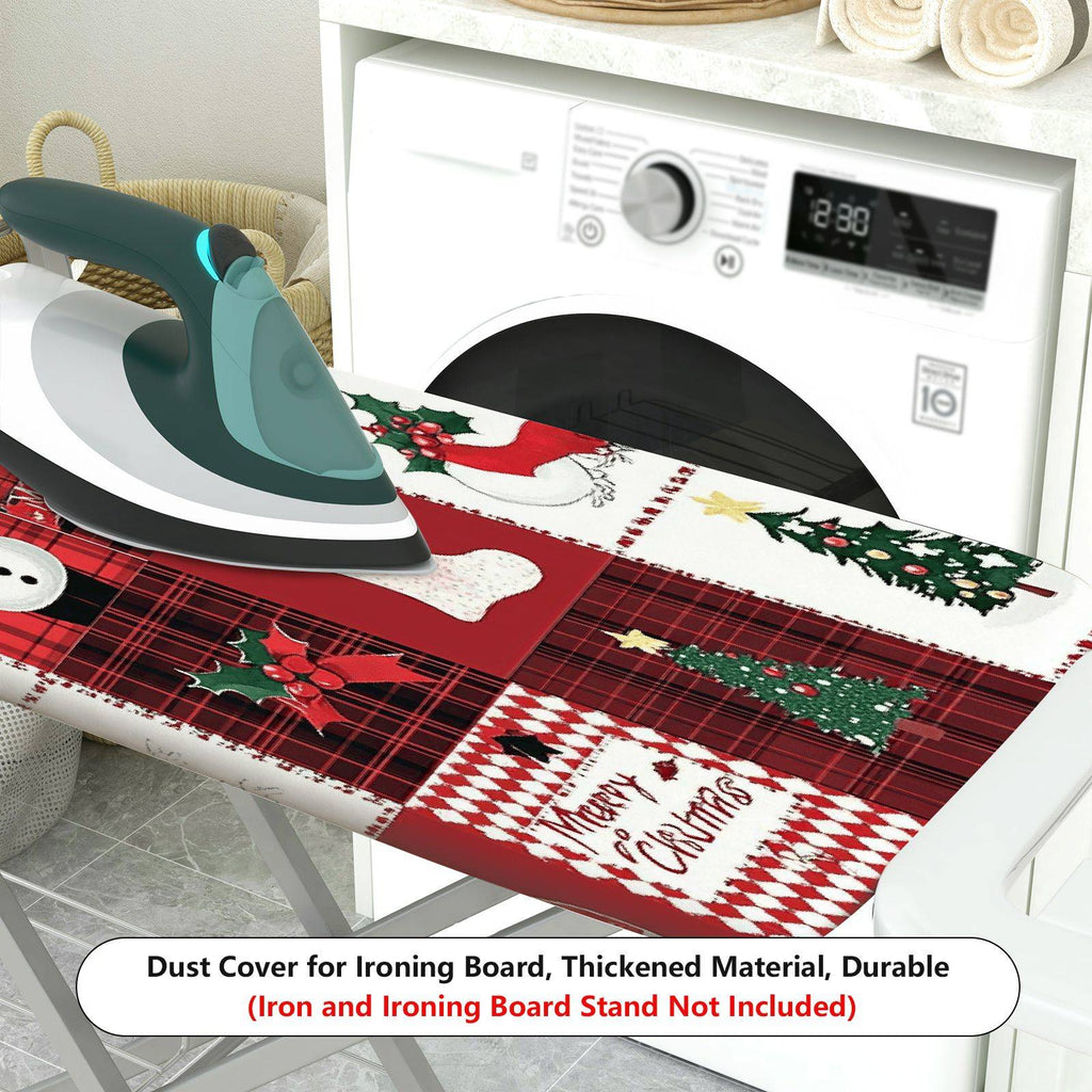 1-Piece Christmas Snowman Patterned  Ironing Board Cover, Universal Size, Without Board