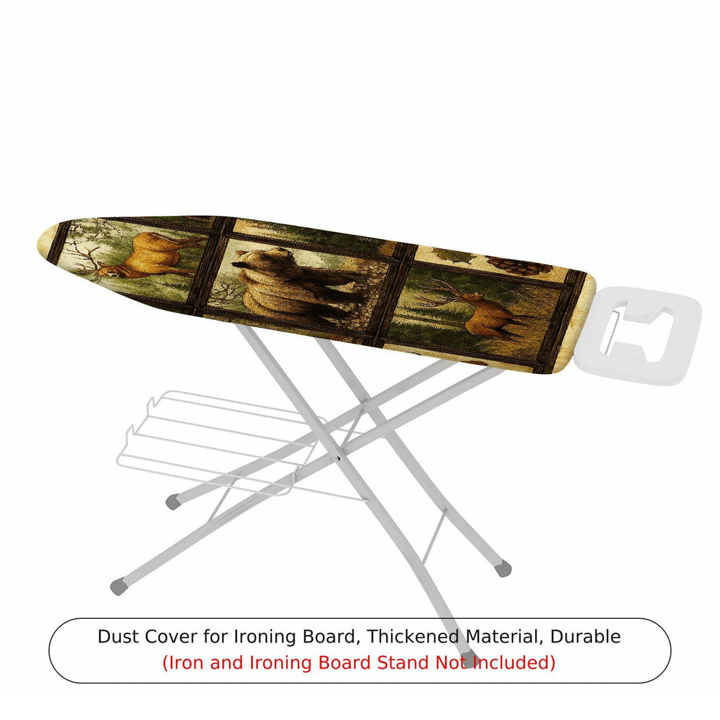 1-Piece Forest Animal Nature  Ironing Board Cover, Universal Size, Without Board