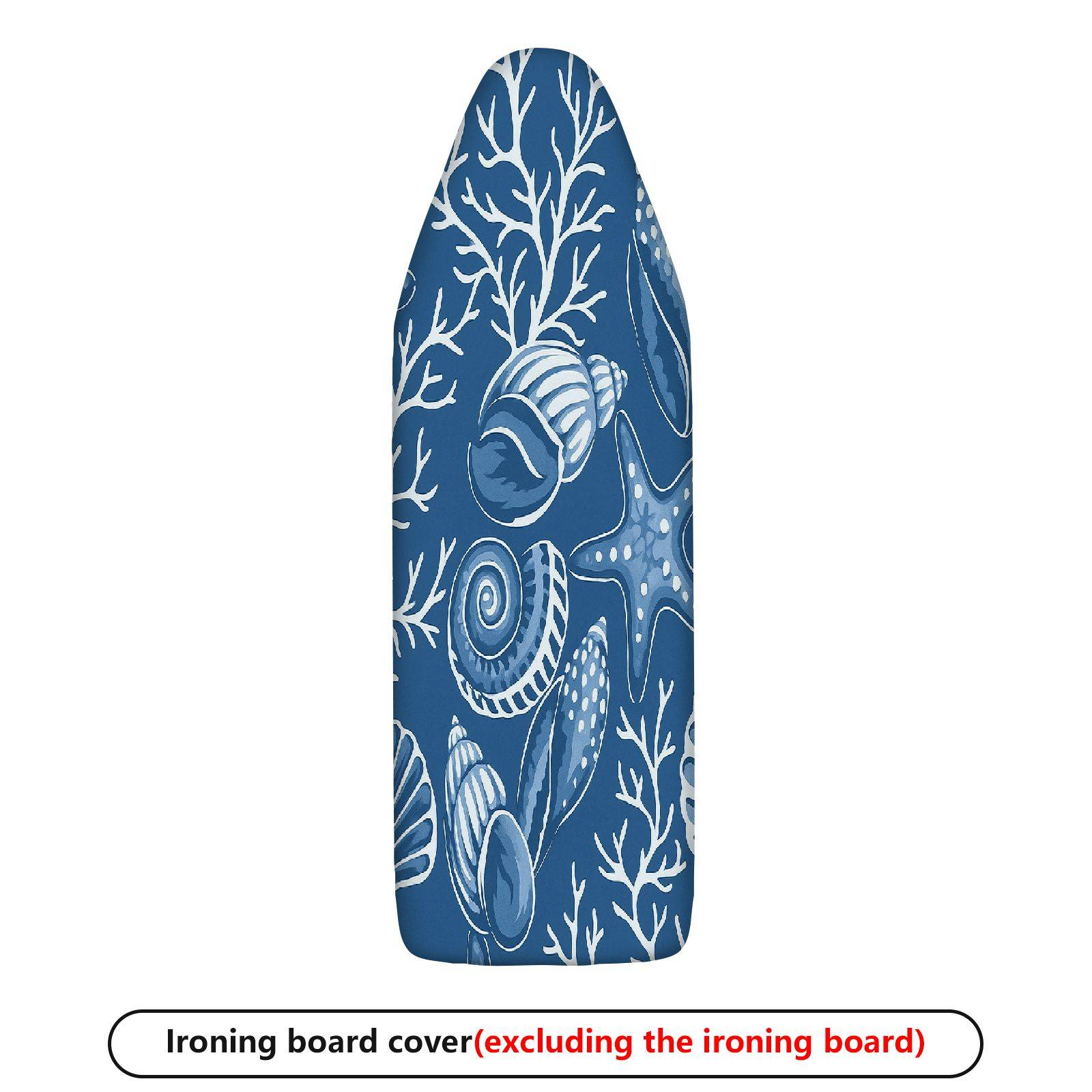 1-Piece Ocean Shell Star  Ironing Board Cover, Universal Size, Without Board