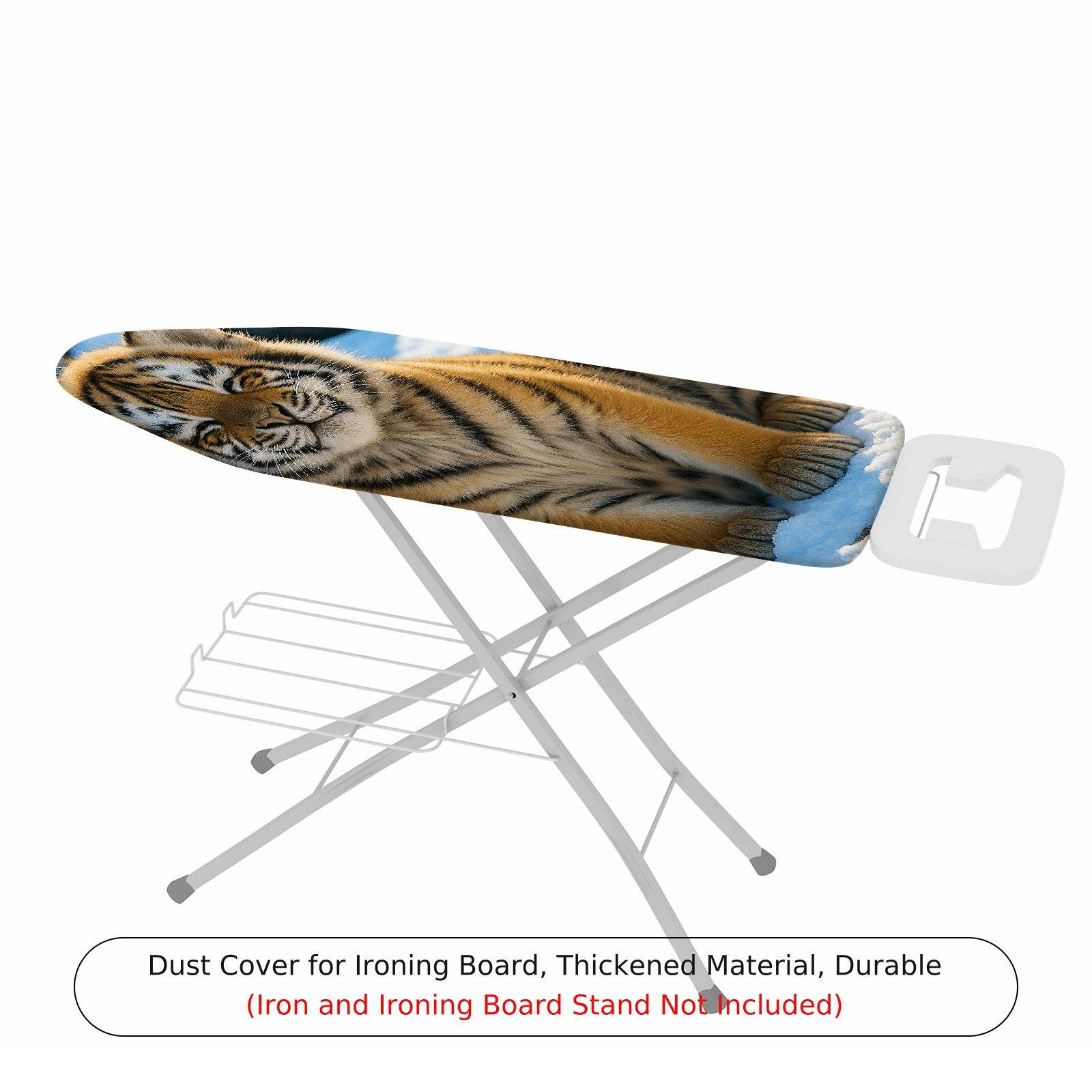 1-Piece Tiger Animal Nature  Ironing Board Cover, Universal Size, Without Board