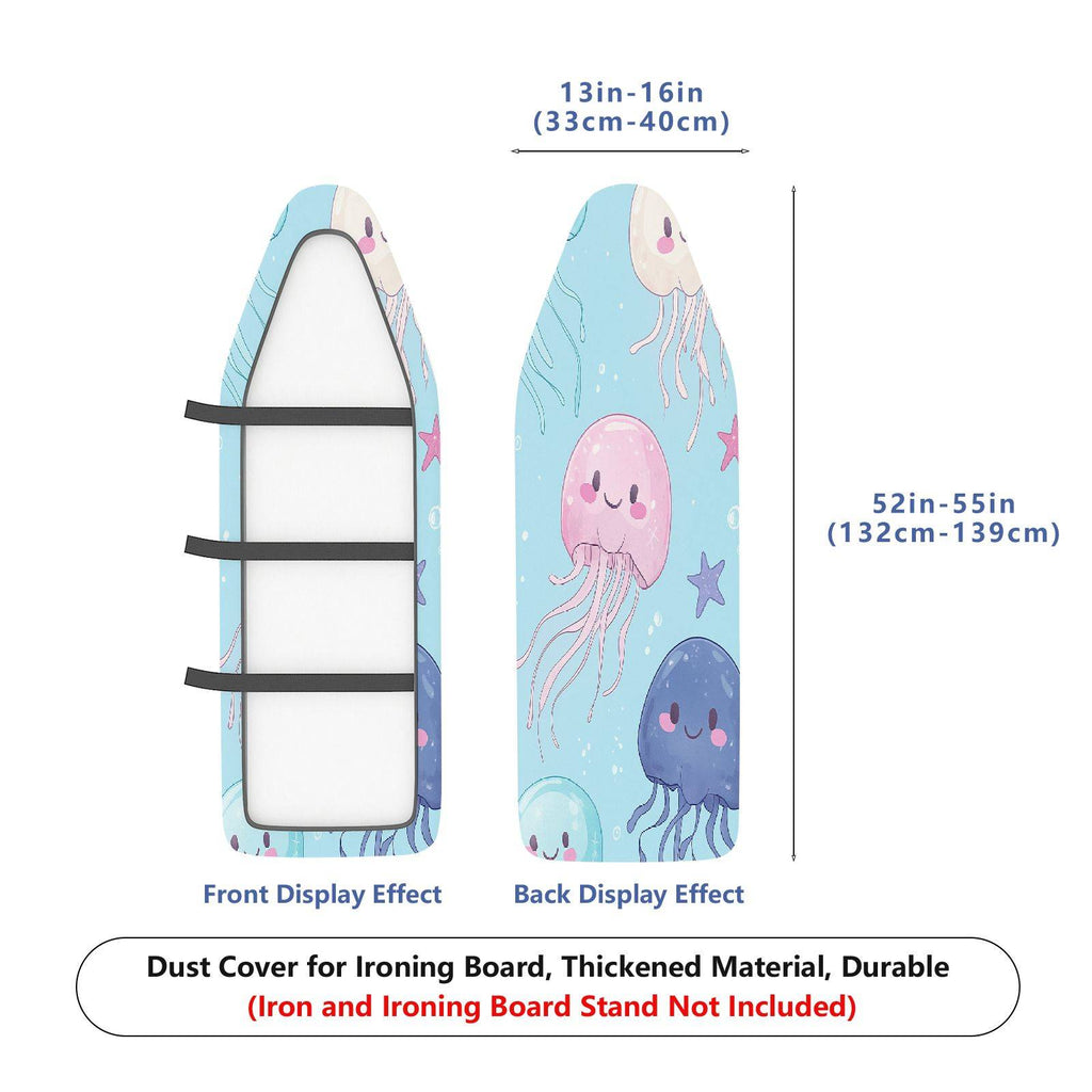 1-Piece Jellyfish  Ocean  Ironing Board Cover, Universal Size, Without Board