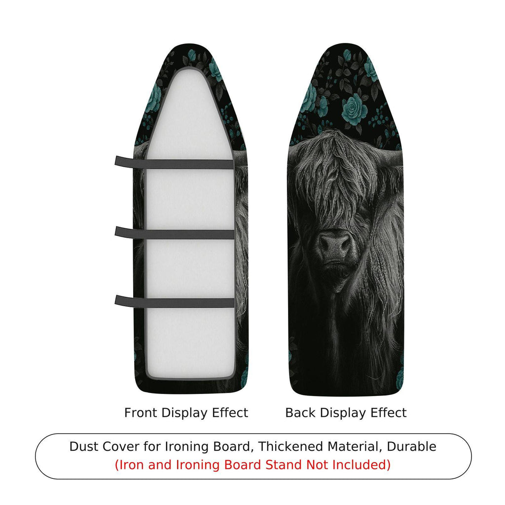 1-Piece Horse Floral Artistic  Ironing Board Cover, Universal Size, Without Board
