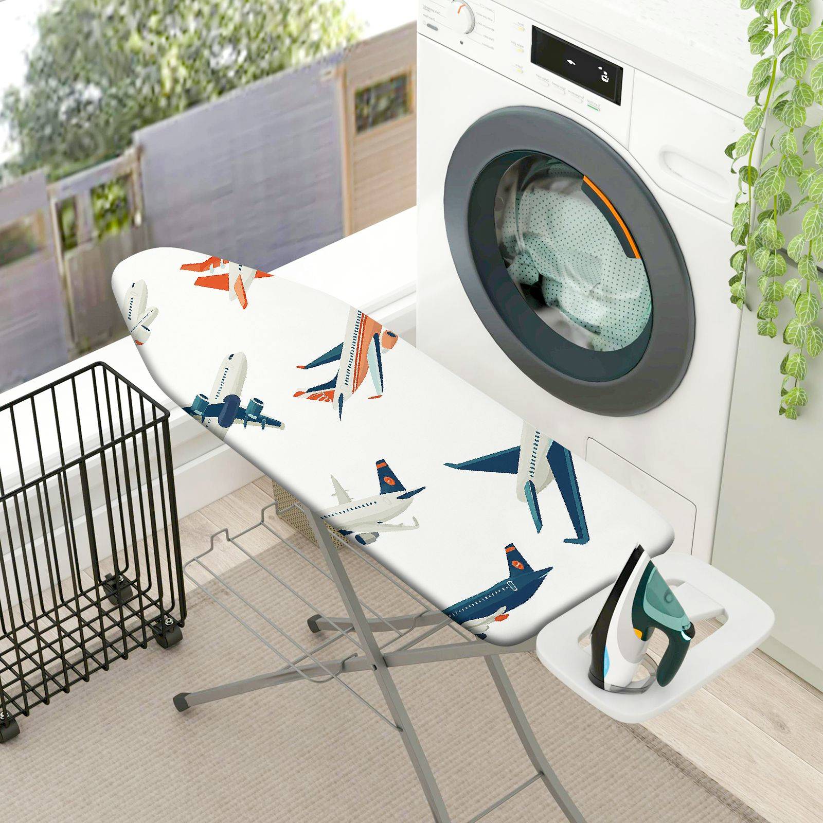 1-Piece Airplane Travel Aviation  Ironing Board Cover, Universal Size, Without Board