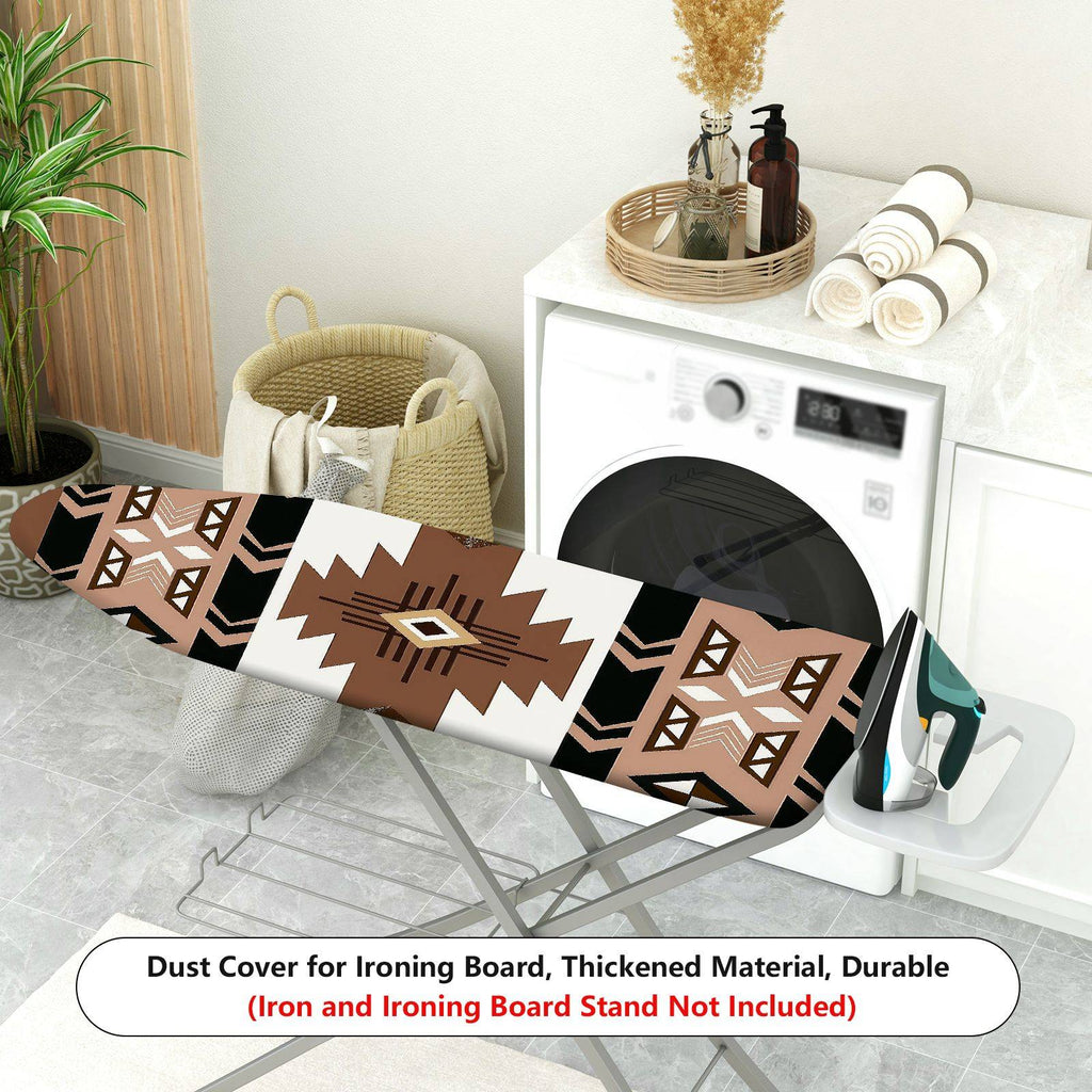 1-Piece Aztec Retro Geometric  Ironing Board Cover, Universal Size, Without Board