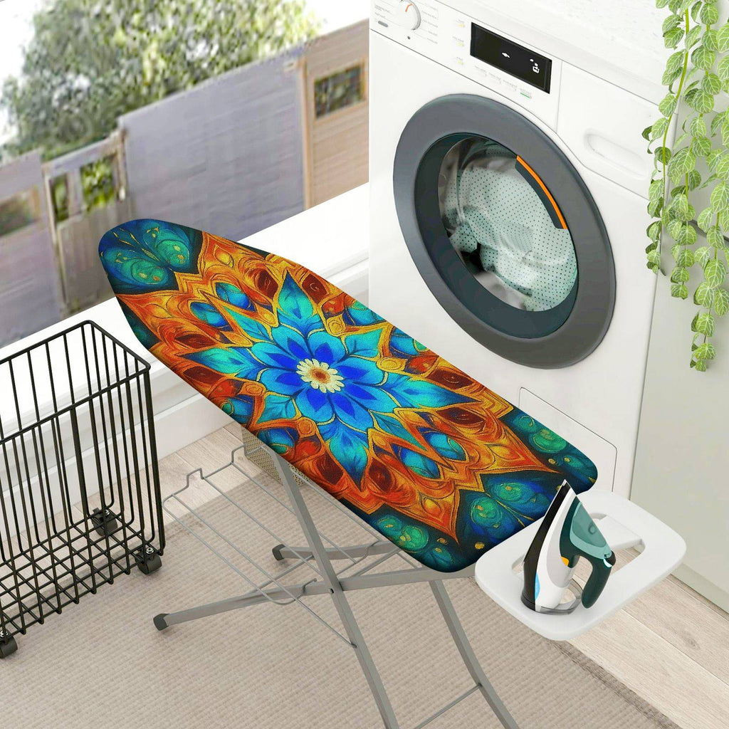 1-Piece Floral Abstract Bohemian  Ironing Board Cover, Universal Size, Without Board