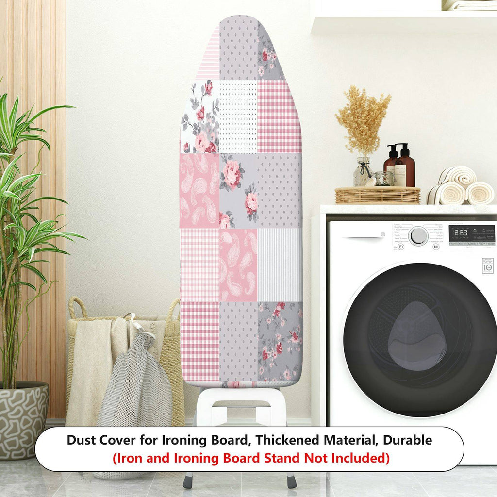 1-Piece Floral Patchwork Retro Romantic  Ironing Board Cover, Universal Size, Without Board