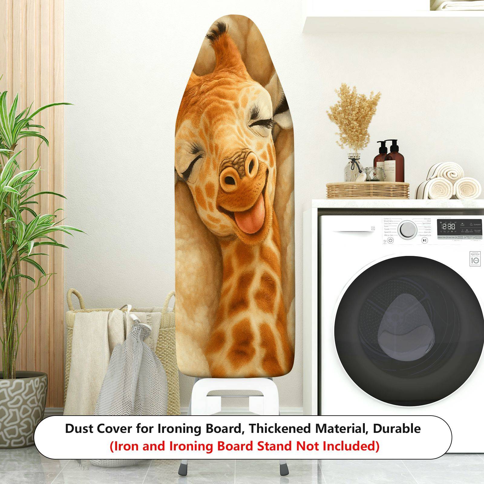 1-Piece Giraffe  Animal  Ironing Board Cover, Universal Size, Without Board