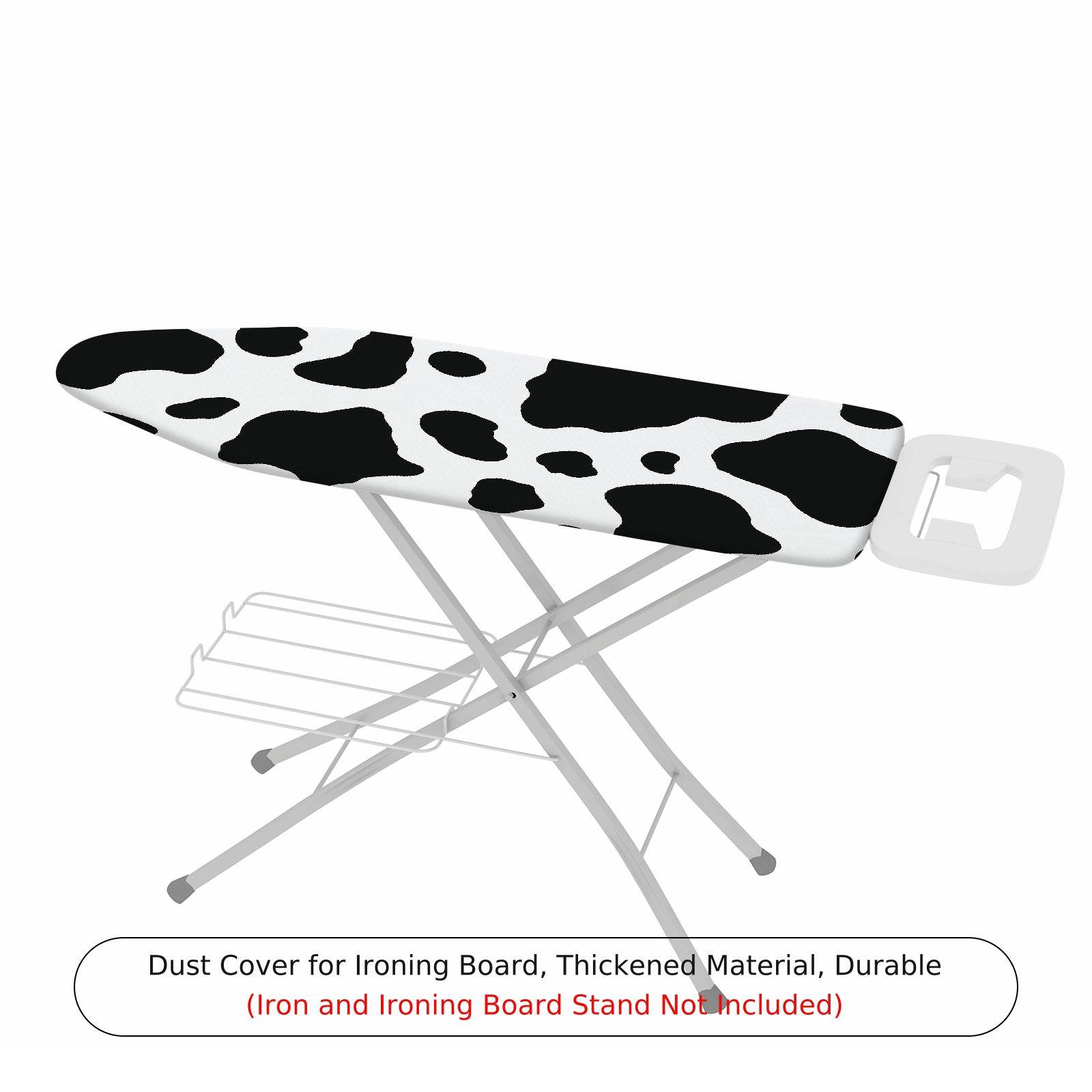 1-Piece Black White Animal Print  Ironing Board Cover, Universal Size, Without Board