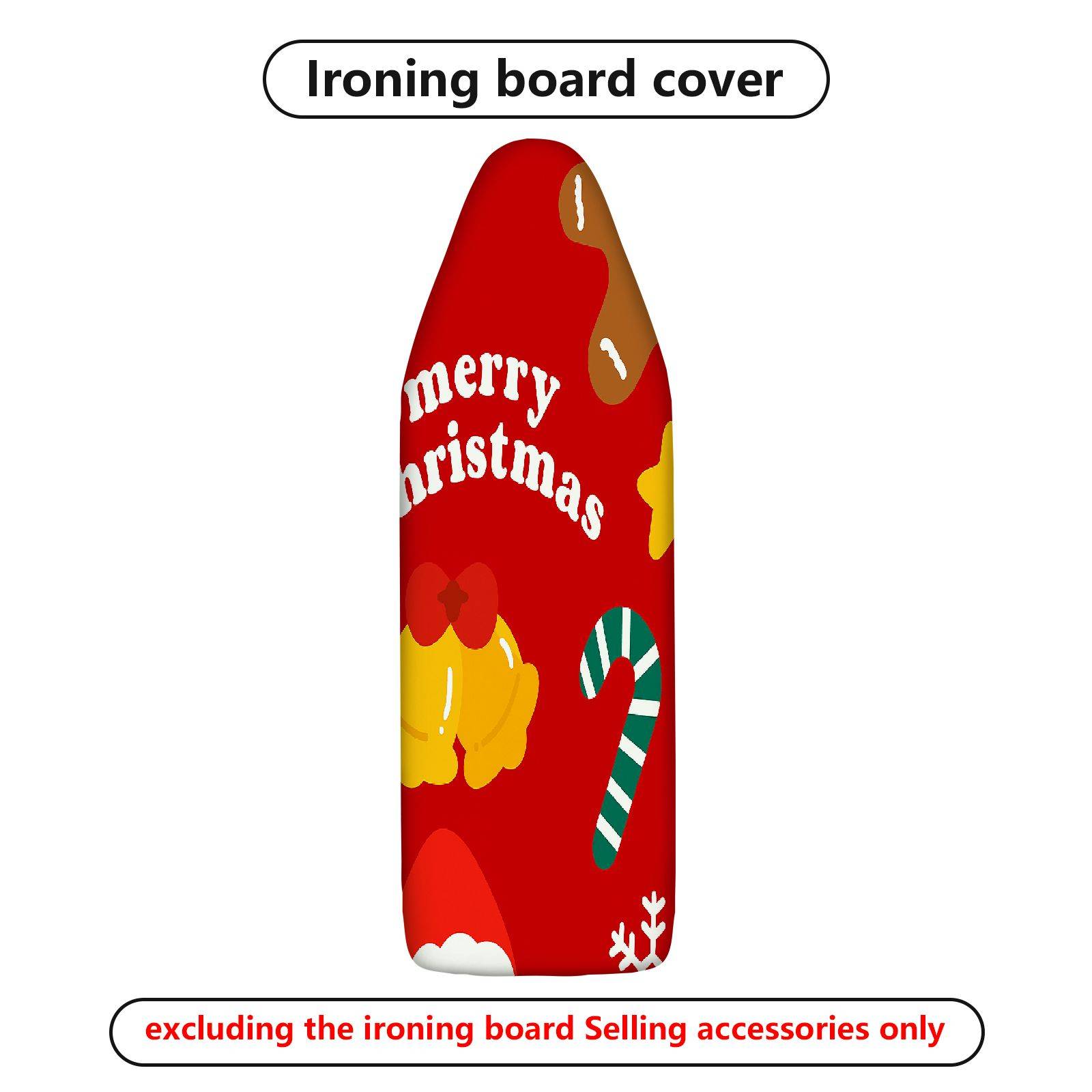 1-Piece Christmas Candy Bow  Ironing Board Cover, Universal Size, Without Board