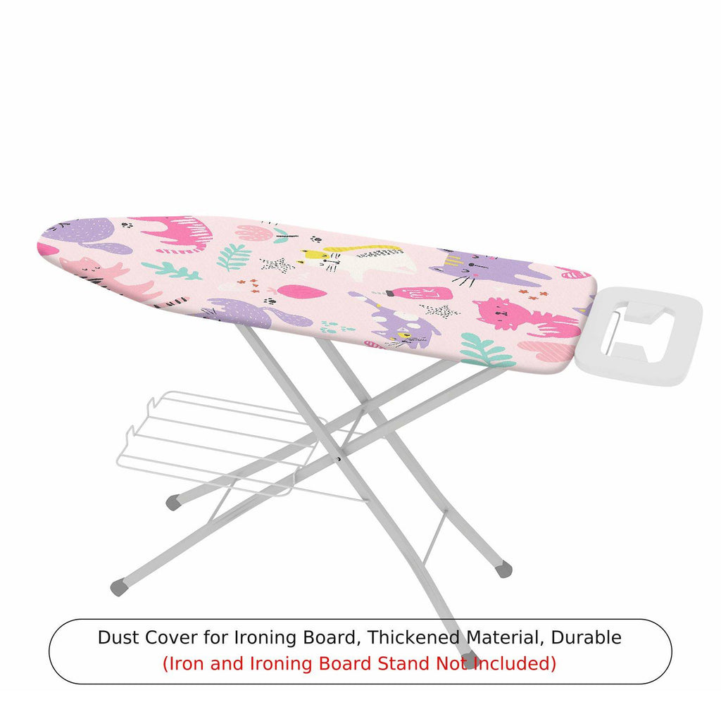 1-Piece Animal Pink  Ironing Board Cover, Universal Size, Without Board