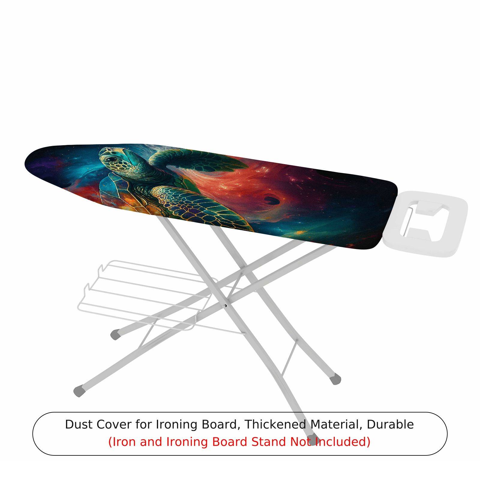 1-Piece Ocean Turtle Space  Ironing Board Cover, Universal Size, Without Board