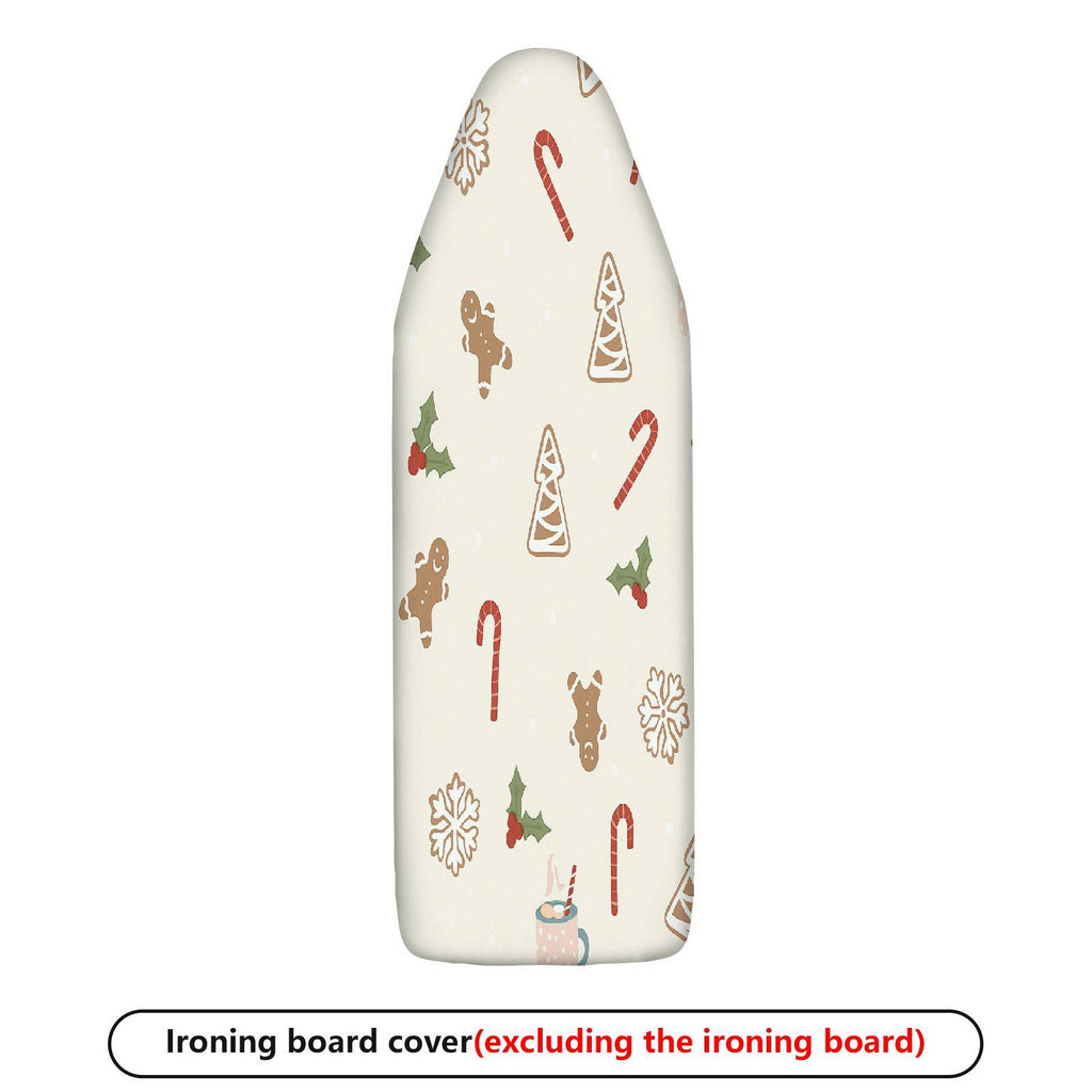 1-Piece Christmas Candy Gingerbread  Ironing Board Cover, Universal Size, Without Board