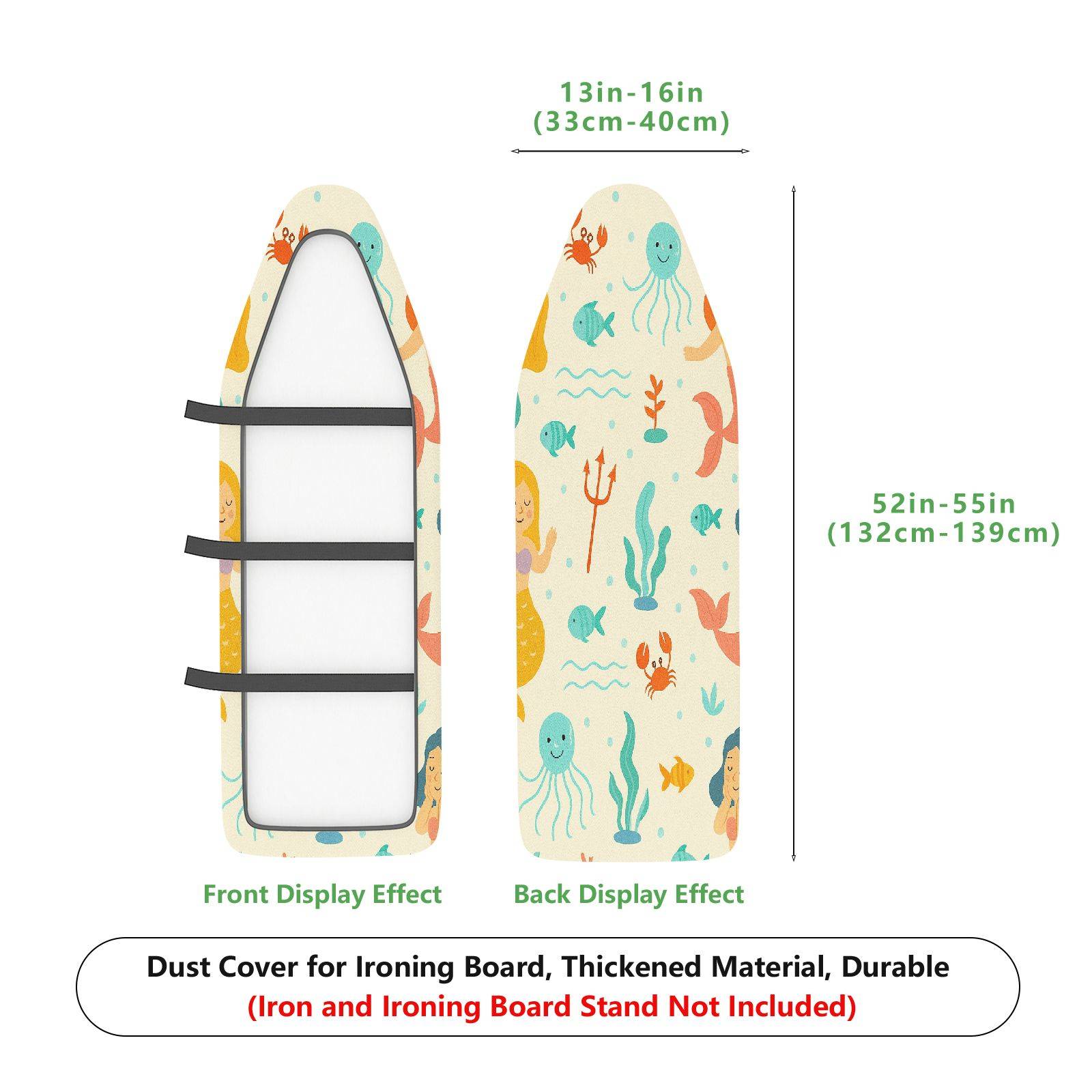 1-Piece Ocean Sea  Ironing Board Cover, Universal Size, Without Board
