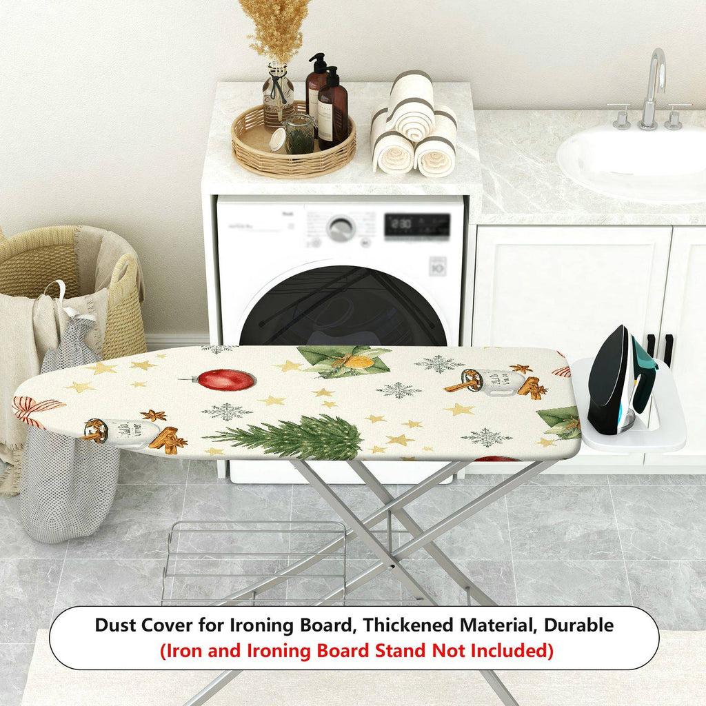 1-Piece Christmas Tree Ornament Star  Ironing Board Cover, Universal Size, Without Board