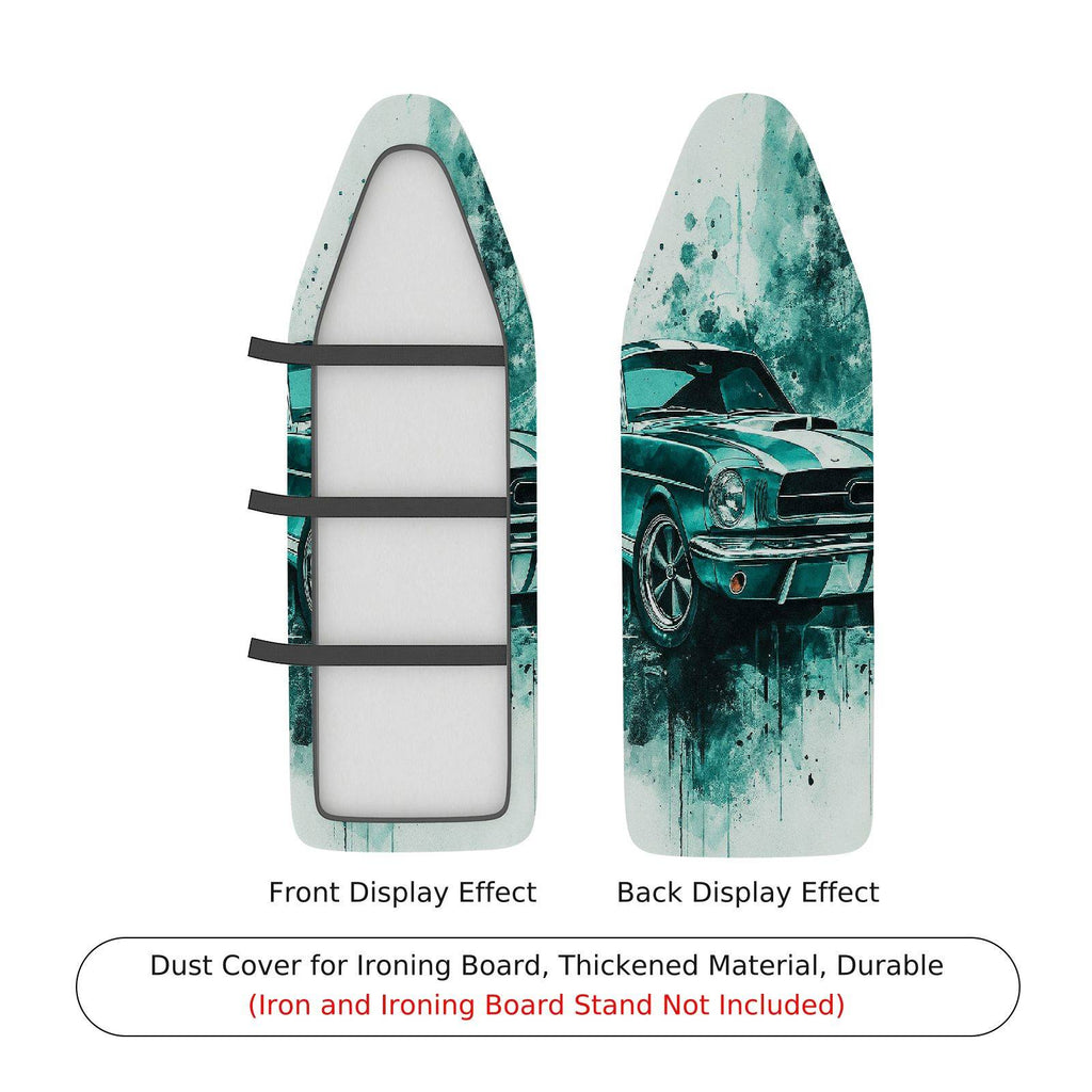 1-Piece Racing Car Abstract Art Modern  Ironing Board Cover, Universal Size, Without Board