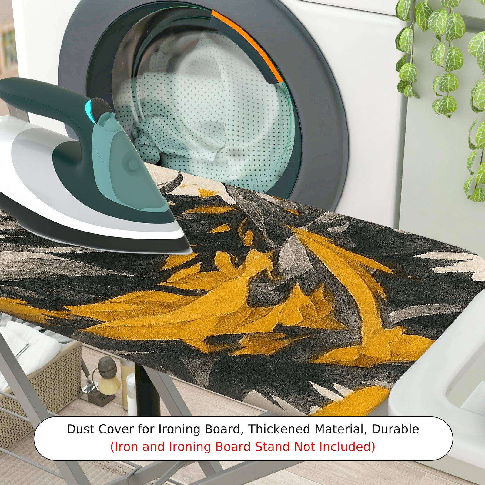 1-Piece Lion Abstract Artistic  Ironing Board Cover, Universal Size, Without Board