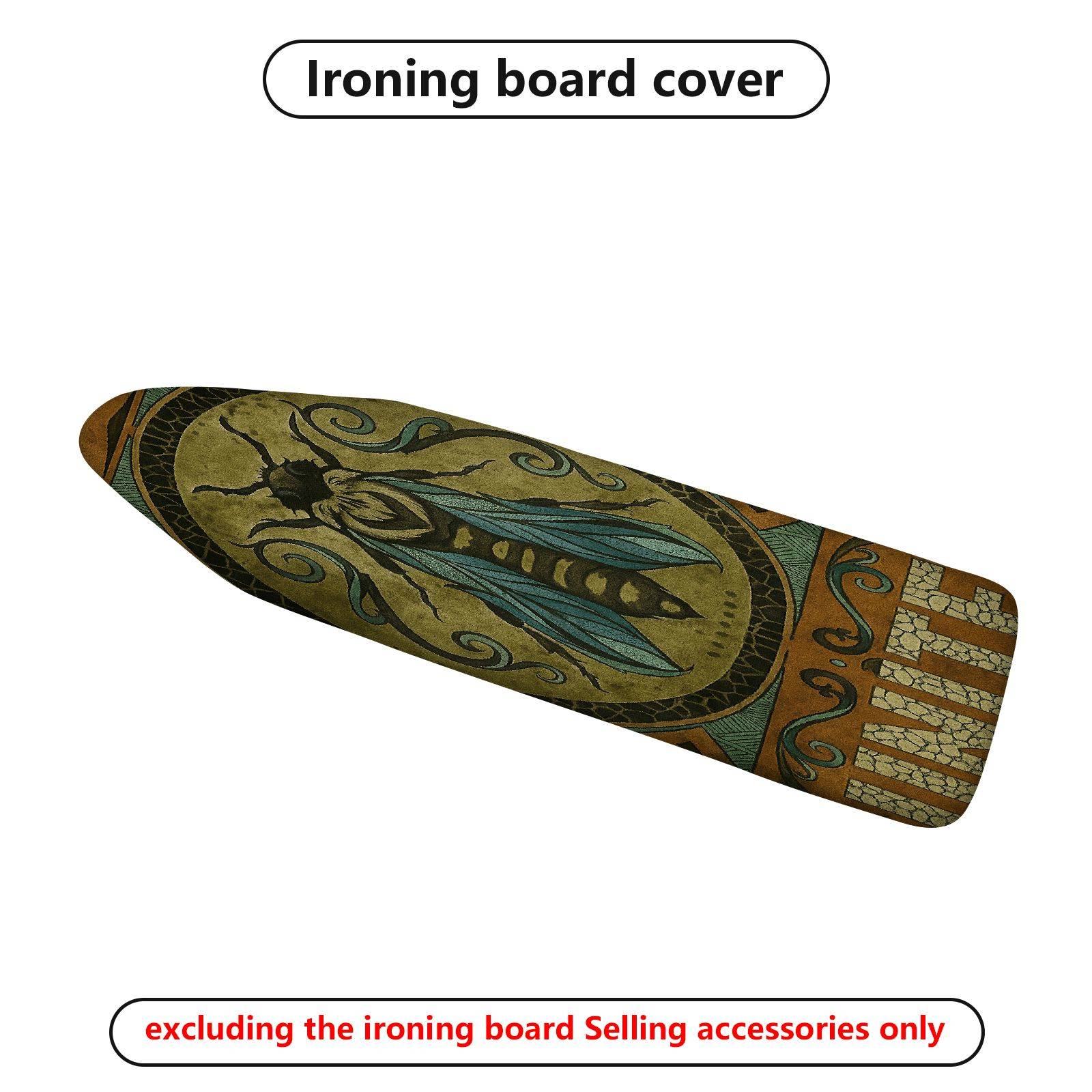 1-Piece Insect Retro Artistic  Ironing Board Cover, Universal Size, Without Board