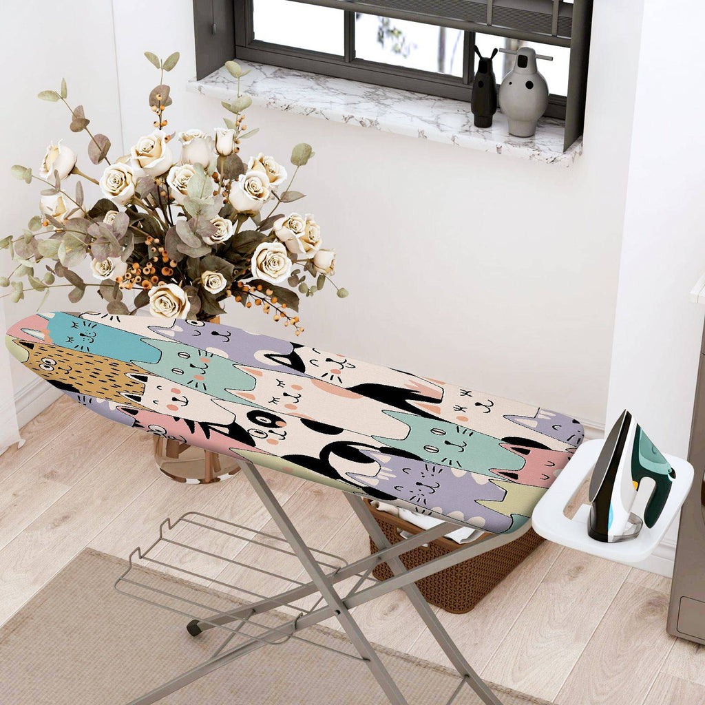 1-Piece Animal Pastel  Ironing Board Cover, Universal Size, Without Board